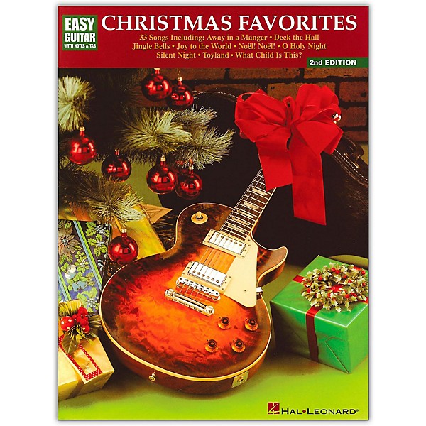 Hal Leonard Christmas Favorites 2nd Edition Easy Guitar With Notes ...