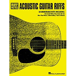 Hal Leonard Acoustic Guitar Riffs Tab Songbook