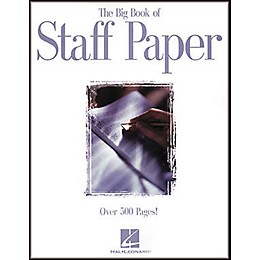 Hal Leonard The Big Book of Staff Paper Book