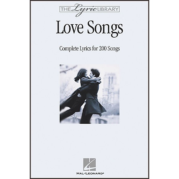 Hal Leonard The Lyric Library: Love Songs Book