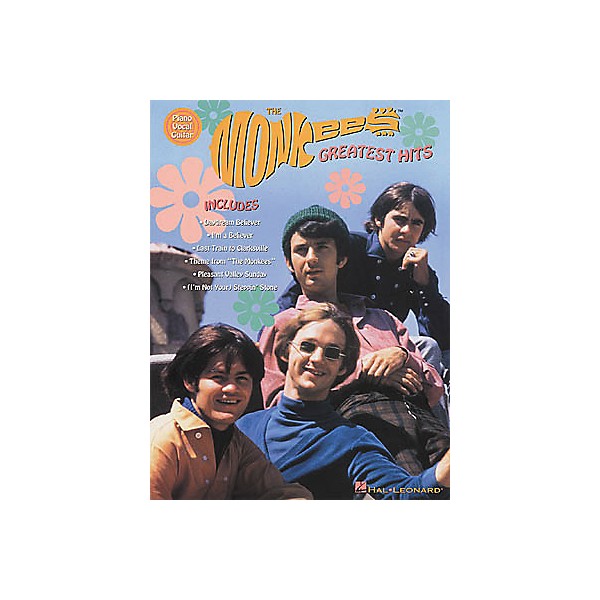 Hal Leonard The Monkees Greatest Hits Piano/Vocal/Guitar Artist Songbook
