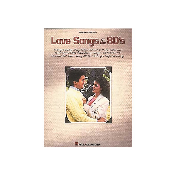 Hal Leonard Love Songs Of The 80's Piano, Vocal, Guitar Songbook