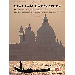 Hal Leonard Italian Favorites Piano, Vocal, Guitar Songbook
