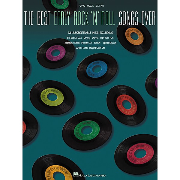 Hal Leonard The Best Early Rock'N'Roll Songs Ever Piano/Vocal/Guitar Songbook