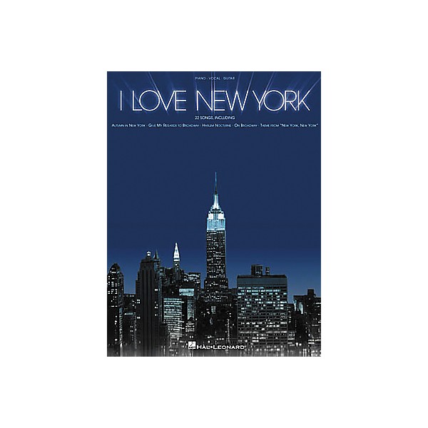 Hal Leonard I Love New York Piano/Vocal/Guitar Songbook