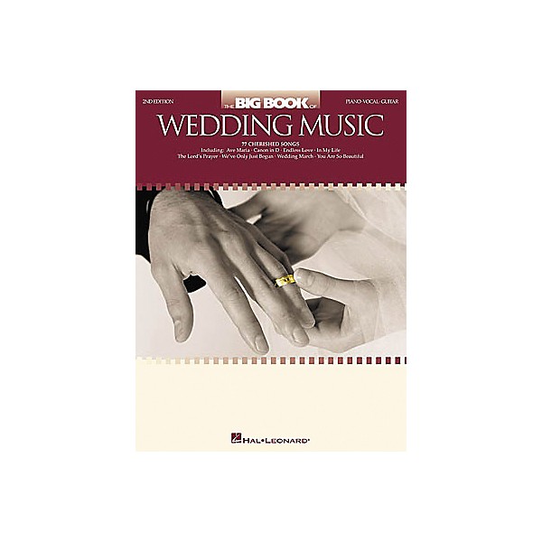 Hal Leonard The Big of Wedding Music 2nd Edition Piano/Vocal/Guitar Songbook