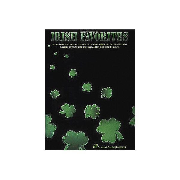 Hal Leonard Irish Favorites Piano/Vocal/Guitar Songbook