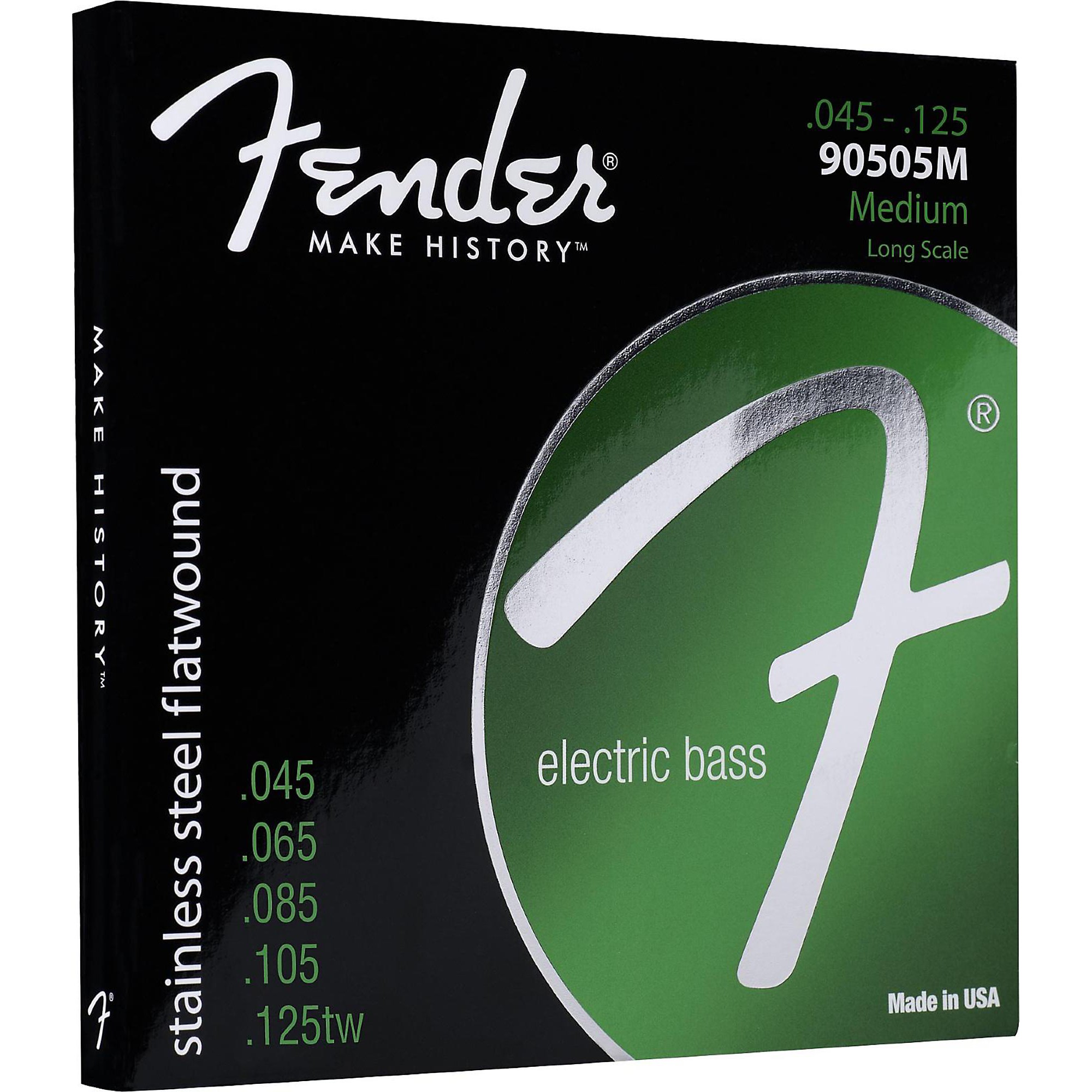 Fender 90505M 5-String Bass Strings Stainless Steel Long Scale Medium ...