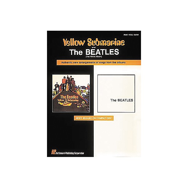 Hal Leonard The Beatles Yellow Submarine & The White Album Piano, Vocal, Guitar Songbook