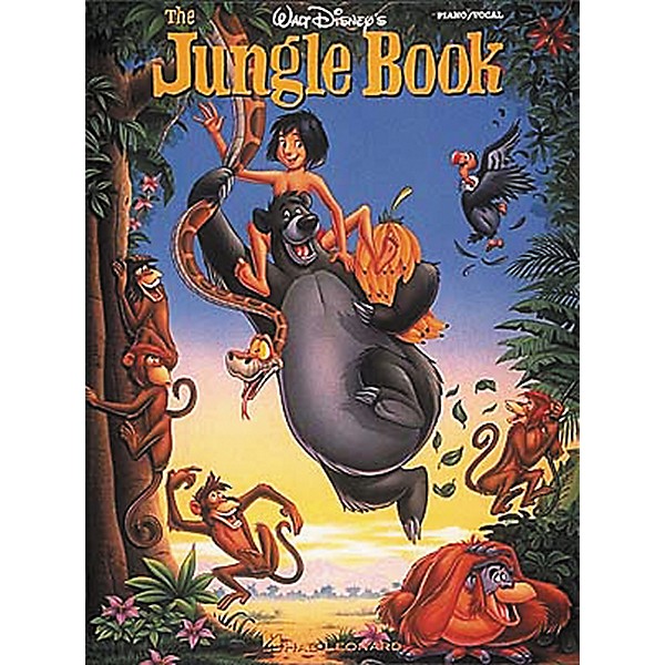 Hal Leonard Walt Disney's The Jungle Piano, Vocal, Guitar Songbook