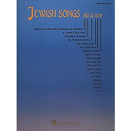 Hal Leonard Jewish Songs Old And New Piano, Vocal, Guitar Songbook