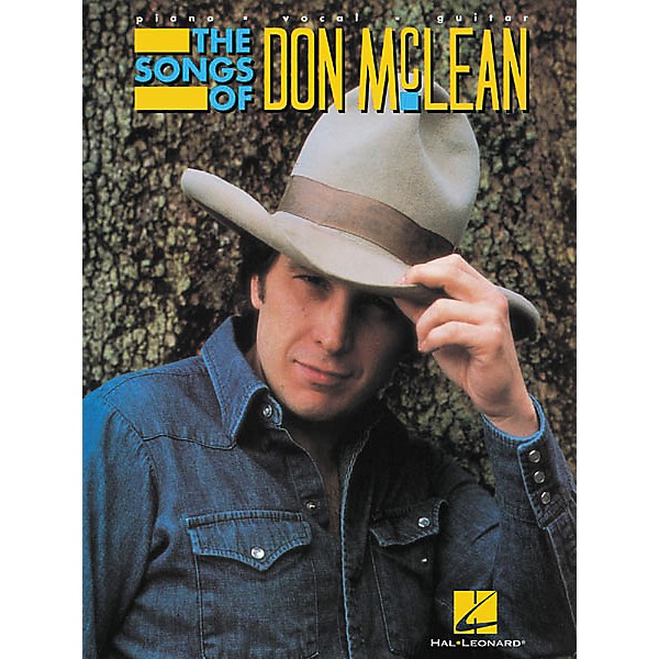 Hal Leonard The Songs of Don McLean Piano, Vocal, Guitar Songbook