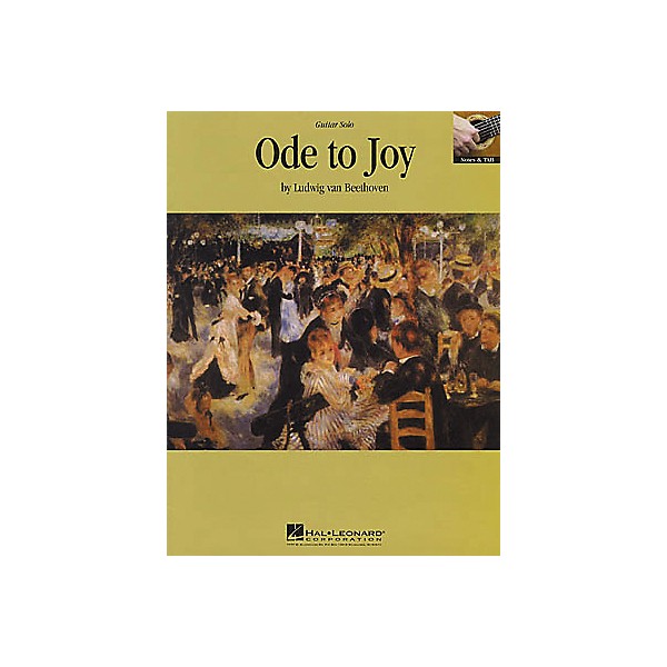 Hal Leonard Beethoven: Ode to Joy Guitar Sheet Music Book