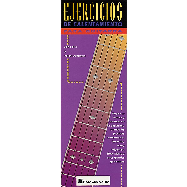 Hal Leonard Warm-Up Exercises Guitar Spanish Edition Book