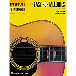 Hal Leonard More Easy Pop Melodies - 2nd Edition Guitar Method Book