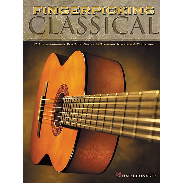 Hal Leonard Fingerpicking Classical Solo Guitar Tab Book