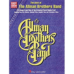 Hal Leonard The Best of the Allman Brothers Band Easy Guitar Tab Songbook