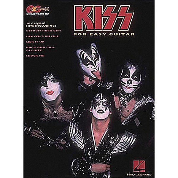Hal Leonard KISS Easy Guitar Tab Songbook