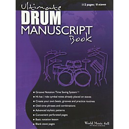 Austin Ultimate Drum Manuscript Book