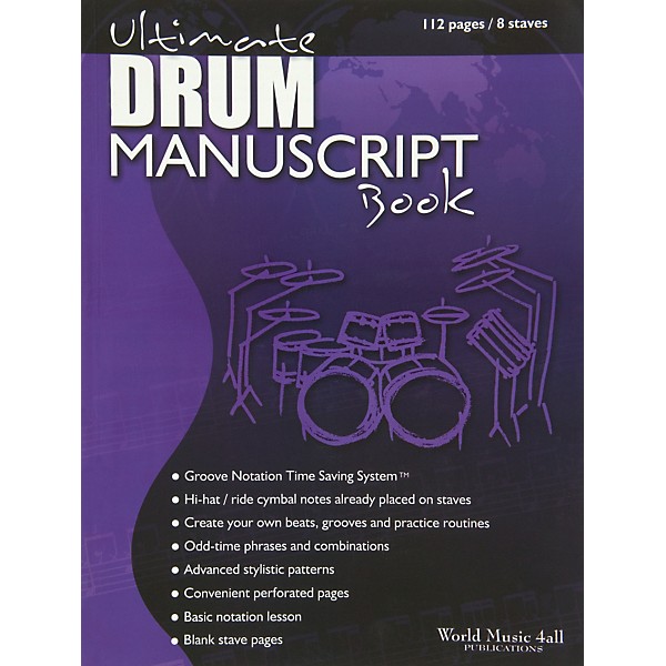 Austin Ultimate Drum Manuscript Book