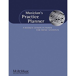 Hal Leonard Musician's Practice Planner-A Weekly Lesson Planner For Music Students Book