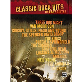 Alfred Classic Rock Hits Easy Guitar Tab Songbook