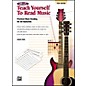 Alfred Teach Yourself to Read Music for Guitar Book thumbnail