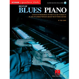 Hal Leonard Best of Blues Piano Signature Licks Songbook with CD