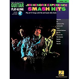 Hal Leonard Jimi Hendrix Experience Smash Hits Play-Along Guitar Tab Songbook with Online Audio