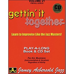 Jamey Aebersold Gettin' It Together Volume 21 Book and CD