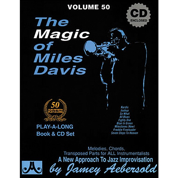Jamey Aebersold The Magic of Miles Davis Play-Along Book and CD