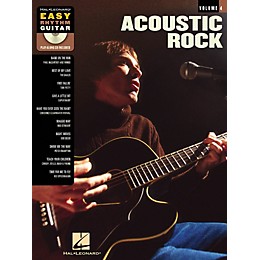 Hal Leonard Acoustic Rock - Easy Rhythm Guitar Series Volume 4 Book and CD