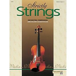 Alfred Strictly Strings for Violin Vol. 3  Book