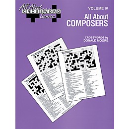 Alfred All About Composers Crossword Puzzles