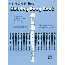 Alfred Its Recorder Time: Holiday Songbook