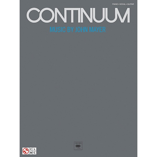 Hal Leonard John Mayer Continuum Piano, Vocal, Guitar Songbook