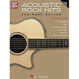 Hal Leonard Acoustic Rock Hits for Easy Guitar 2nd Edition with Notes & Tab