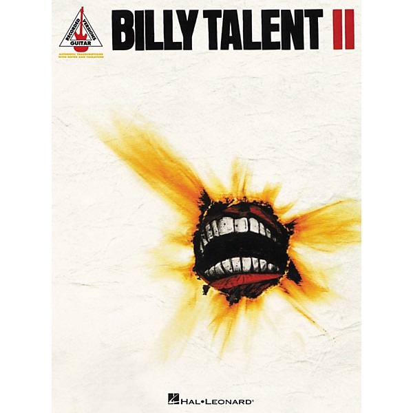 Hal Leonard Billy Talent II Guitar Tab Songbook
