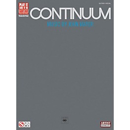 Hal Leonard John Mayer Continuum Guitar Tab Songbook