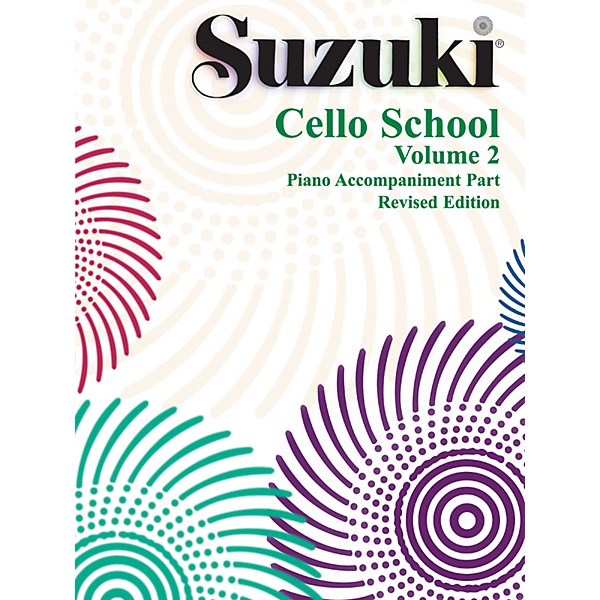 Alfred Suzuki Cello School Piano Accompaniment Volume 2 Book