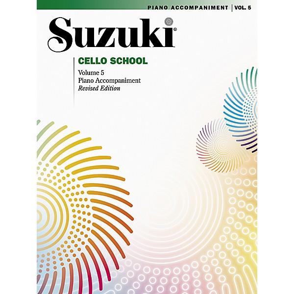 Alfred Suzuki Cello School Piano Accompaniment Volume 5