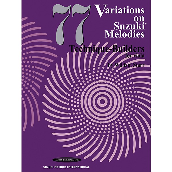 Alfred Suzuki 77 Variations on Suzuki Melodies: Technique Builders
