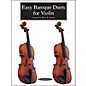 Alfred Easy Baroque Duets for Violin (Book) thumbnail