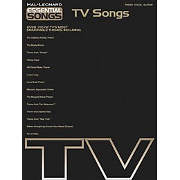Hal Leonard Essential Songs - TV Songs Piano, Vocal, Guitar Songbook