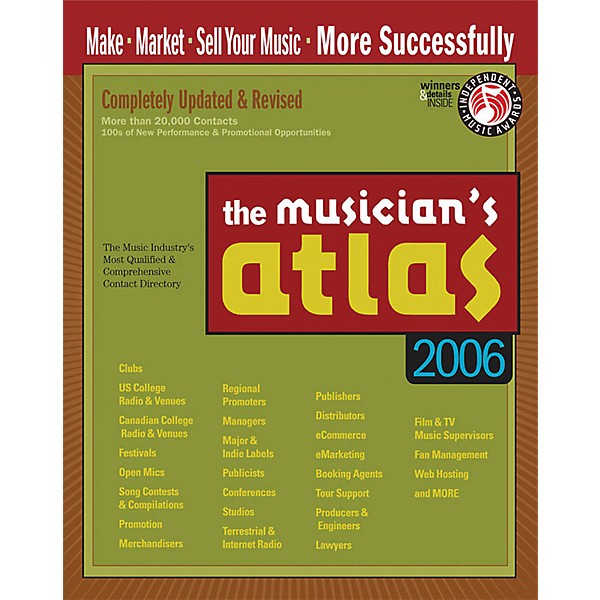 Music Resource Group The Musician's Atlas - 8th Edition - Updated for 2006 (Book)