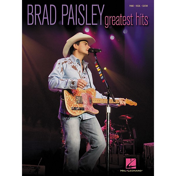 Hal Leonard Brad Paisley - Greatest Hits Piano, Vocal, Guitar Songbook