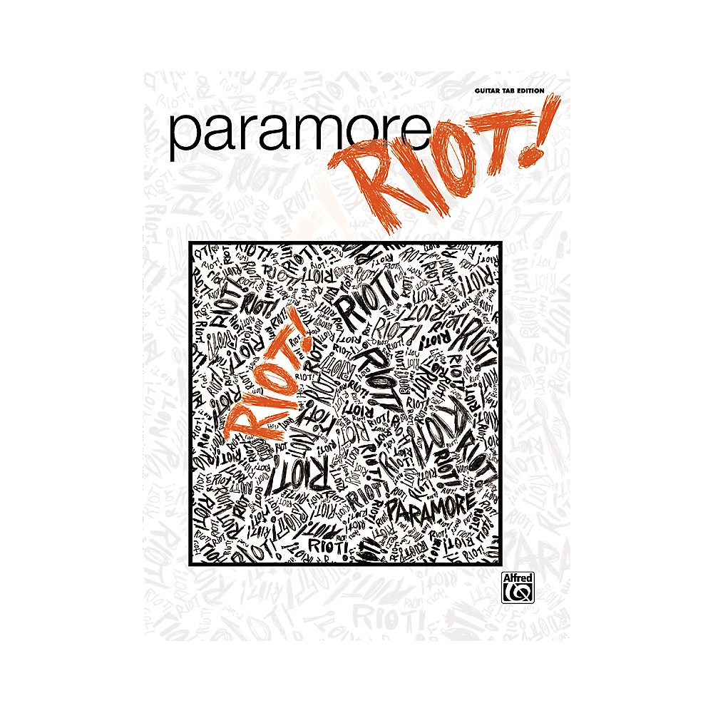 Alfred Paramore Riot Guitar Tab Book