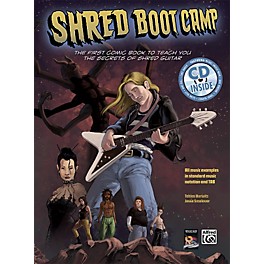 Alfred Shred Boot Camp: The First Comic Book to Teach You the Secrets of Shred Guitar (Book/CD)