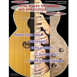 MJS Music Publications Total Scales Techniques and Applications - Guitar (Book/CD)