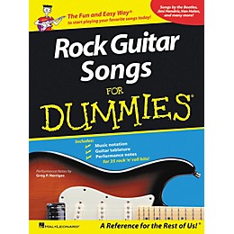 Hal Leonard Rock Guitar Songs for Dummies